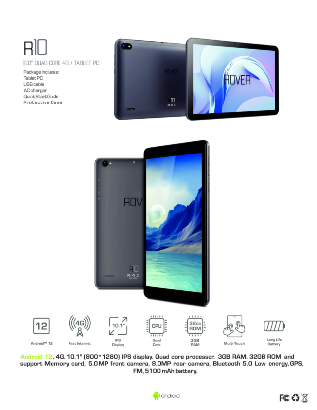 Rover R8 Tablet - Image 2
